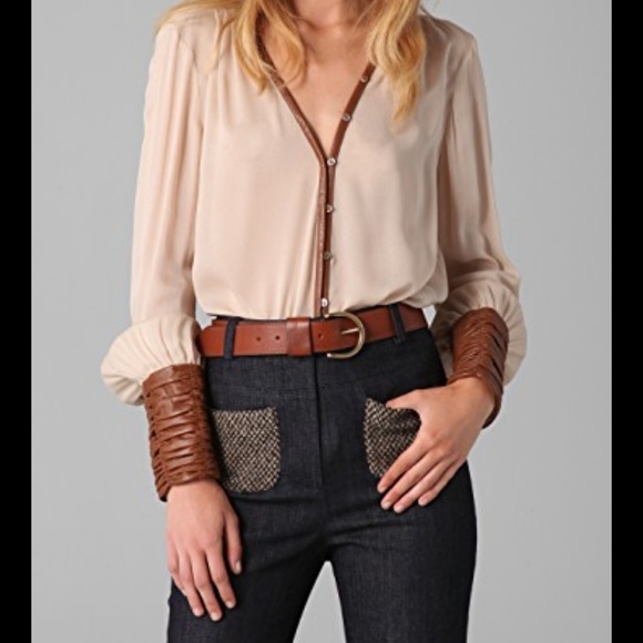 Elizabeth and James Tops - Elizabeth & James Chantal silk blouse